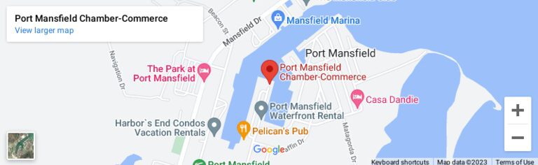 Port Mansfield Chamber of Commerce map