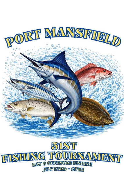 Port Mansfield 51st Fishing Tournament poster.